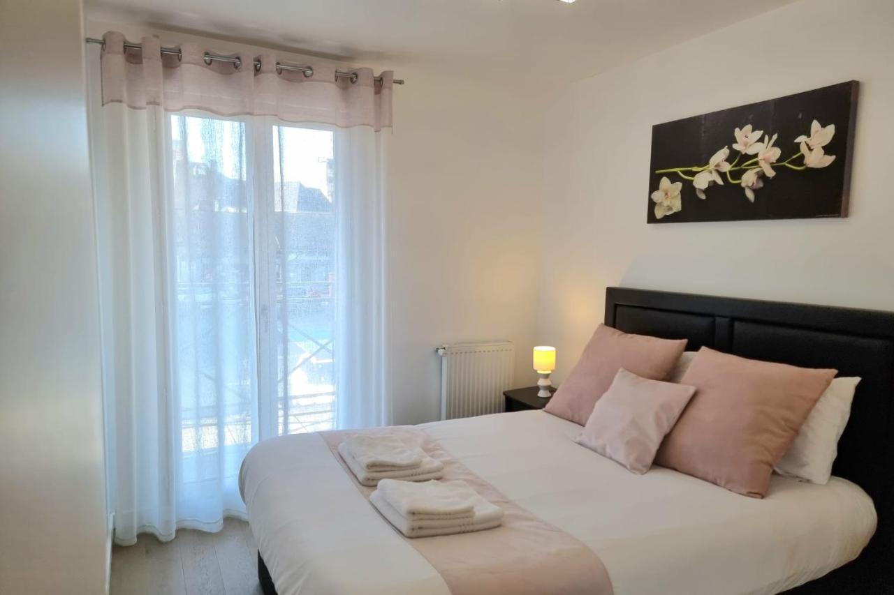 Chez Lou Et Dan 4P Apartment With Balcony Elevator And Secure Parking Honfleur Exterior foto