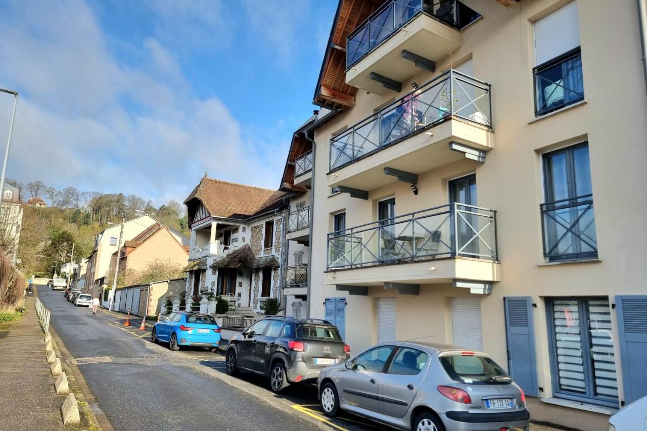 Chez Lou Et Dan 4P Apartment With Balcony Elevator And Secure Parking Honfleur Exterior foto